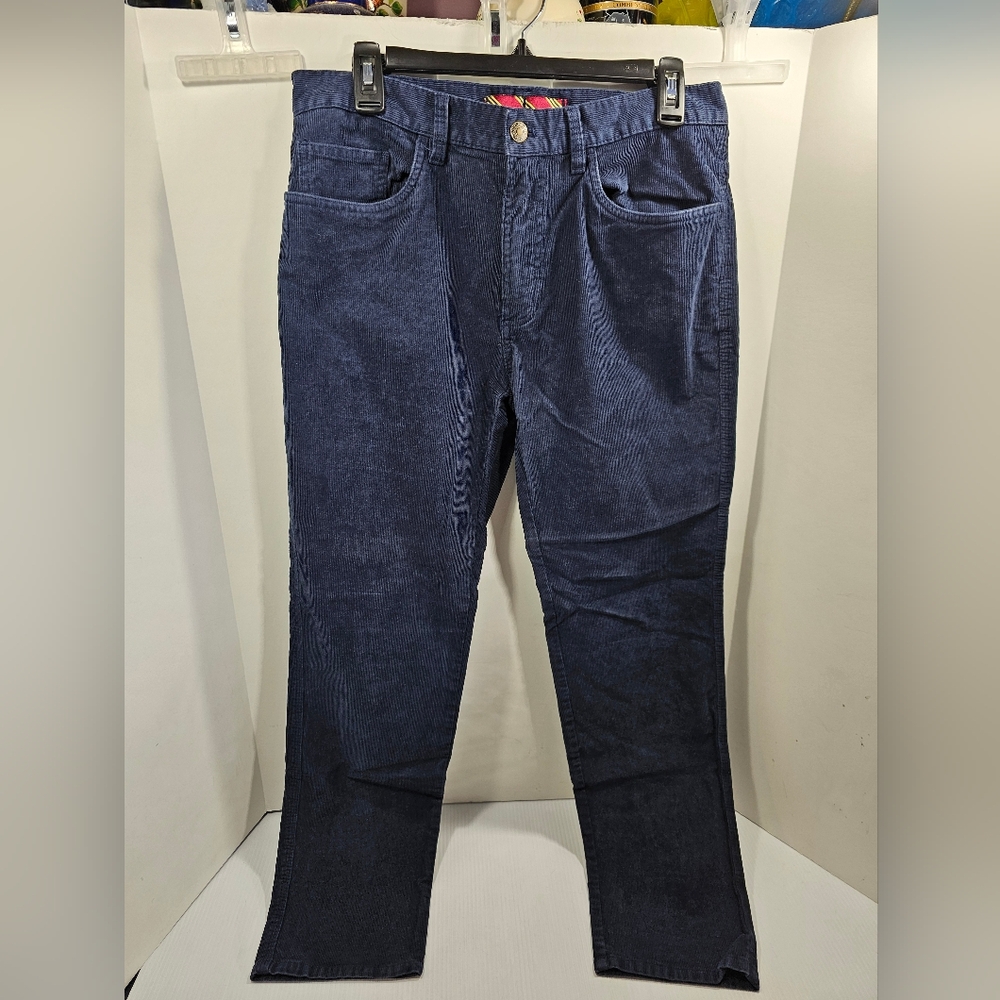 Men's Blue Corduroy Pants Size 32